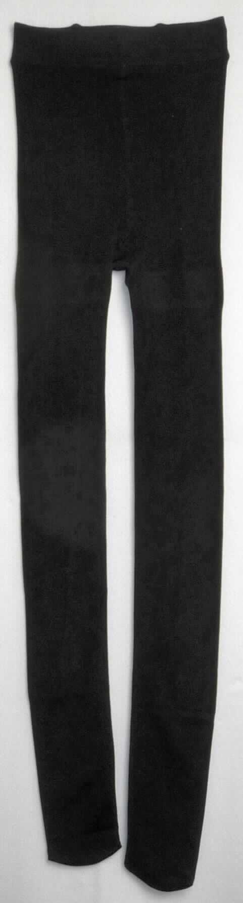 Strumpfhose, sog. Thermostrumpfhose, Artikel 7886111, Größe 44/46, Foto siehe Anlage,
- mit einer Pappbanderole für den Einzelverkauf aufgemacht,
- aus etwa 1,8 mm dicken, einseitig (Innenseite) gerauten, einfarbigen (schwarzen) Gewirken; laut Antrag:
-- aus 95% Polyester und 5% Elasthan (beides synthetische Chemiefasern),
-- mit einem Titer der einfachen Garne von 70 dtex,
- in der Taille abschließend; mit einem etwa 4 cm breiten, elastischen Taillenbund,
- mit eingesetztem Zwickel, 
- mit Fußteil ohne ausgearbeitete Ferse.

"Strumpfhose, aus Gewirken, andere als solche mit degressiver Kompression, aus synthetischen Chemiefasern,
 mit einem Titer der einfachen Garne von mehr als 67 dtex"