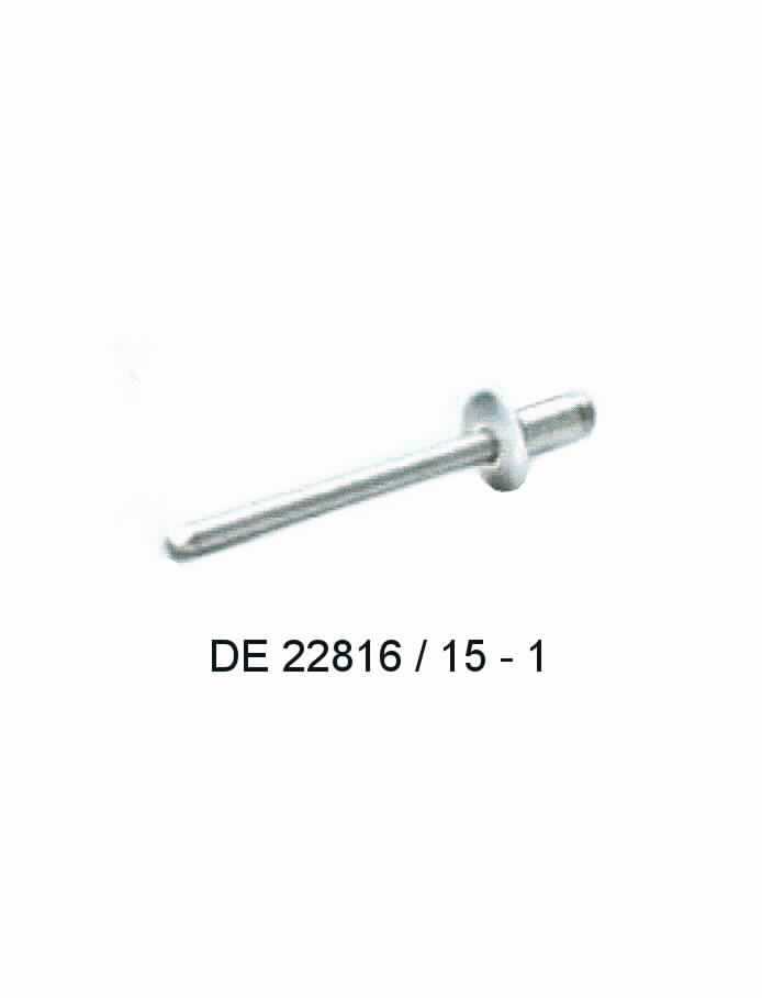 Es handelt sich um sog. Blindniete aus unedlem Metall, im Wesentlichen bestehend aus einem hülsenartigen Nietkörper mit Flachrundkopf, aus einer Aluminiumlegierung mit gewichtsmäßig vorherrschendem Aluminiumgehalt, und einem in den Nietkörper gesteckten Dorn aus Aluminium. Die Erzeugnisse dienen zur unlösbaren Verbindung (Verpressen) von verschiedenen Materialien. Sie weisen folgende Abmessungen auf (Durchmesser x Länge):
- etwa 3,2 mm x 4,8 mm/6,5 mm/8,0 mm/9,5 mm/11,1 m/12,7 mm/15,9 mm/19,0 mm
- etwa 4,0 mm x 7,0 mm/8,5 mm/10,2 mm/13,3 mm/16,5 mm
- etwa 4,8 mm x 7,6 mm/10,8 mm/14,0 mm/17,2 mm/20,3 mm/23,5 mm/29,8 mm.
(Antragstellerangaben)

Abbildung siehe Anlage.

Derartige Erzeugnisse gehören als "andere Hohlniete, aus unedlen Metallen" zur Codenummer 8308 2000 90 0 des Zolltarifs.