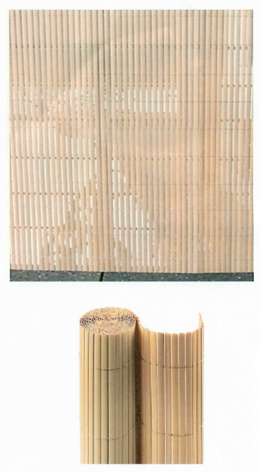 Es handelt sich um eine Flechtware in Form einer ca. 1 x 3 m bzw. 1,5 x 2 m großen Matte aus ca. 1,2 cm breiten, hellgrünen, flach zusammengedrückten Kunststoffröhrchen (Flechtstoff im Sinne der Anmerkung 1 zu Kapitel 46), die parallel aneinandergereiht durch Bindematerial (Garne aus Spinnstoffen) miteinander verbunden sind.

Die in einem Pappkarton verpackte Ware ist zur Verwendung als Wind- und Sichtschutzmatte für den Balkon, Garten oder Terrasse bestimmt.

Derartige Waren werden zolltariflich als "Flechtstoffe, parallel aneineinander gefügt, nicht aus pflanzlichen Stoffen, keine Geflechte, nicht aus Geflechten oder ähnlichen Waren aus Flechtstoffen" eingereiht.