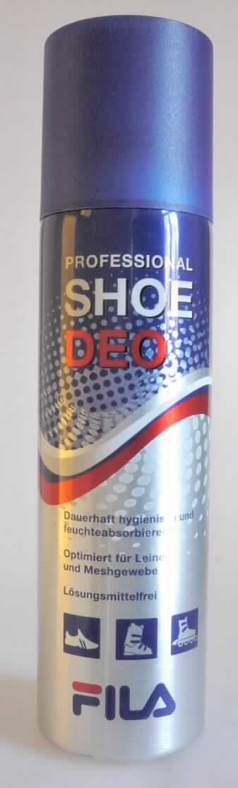 Angaben:
Professional Shoe Deo, lösungsmittelfrei, neutralisiert unangenehme Gerüche und isoliert geruchsbildende Keime, Silbergehalt < 0,5%, Sprühdose mit 150 ml Inhalt, brennbar.

Befund:
Desinfektionsmittel, andere.