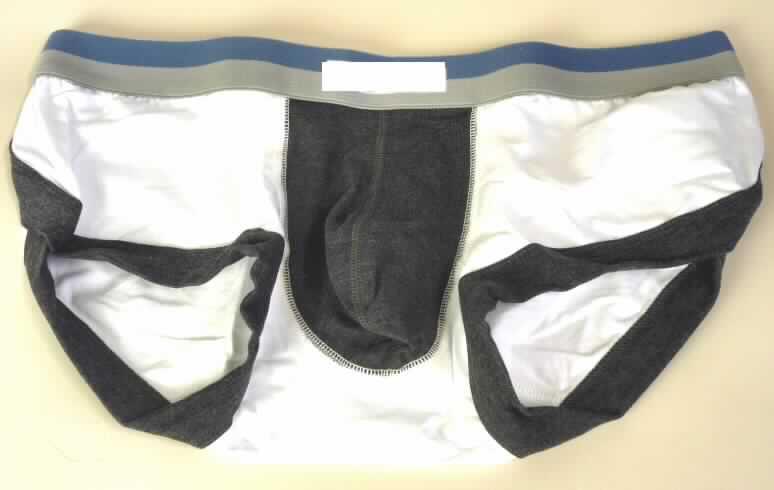 Slip für Männer, in Erwachsenengröße, siehe Foto,
- in einer Kunststoffverpackung für den Einzelverkauf aufgemacht,
- aus verschiedenen, etwa 0,6 mm dicken Gewirken aus laut Etikett 94% Baumwolle und
  6% Elasthan (synthetische Chemiefasern),
- als Slip ohne Eingriff gearbeitet,
- in der Taille abschließend; mit einem 3,5 cm breiten, elastischen Taillenbund,
- ohne Öffnung und ohne Verschluss,
- aufgrund des anatomischen Schnitts und der Verarbeitung als Männerkleidung erkennbar,
- an den Beinabschlüssen gesäumt.