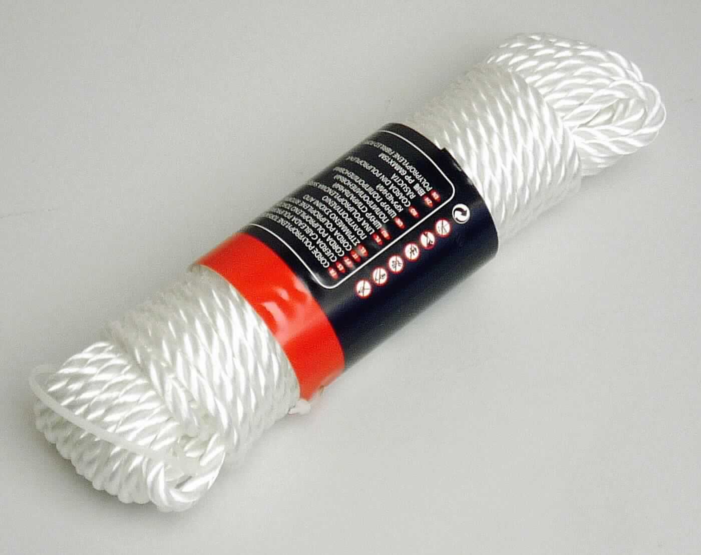 Seil, Art. 3420400, Foto siehe Anlage,
- mit einer bedruckten Pappbanderole versehen,
- als Meterware; laut Antrag mit einer Länge von 15 m und einem Durchmesser von 6 mm,
- aus einem gezwirnten Garn aus lt. Antrag Polypropylen (synthetische Chemiefasern),
- kein Binde- oder Pressengarn,
- mit einem Titer von ca. 150.000 dtex,
- in Z-Drehung als letzter Drehung.


"Seil, aus Polypropylen, anderer als in der Unterposition 5607 4100 genannte, mit einem Titer von mehr als 
 50.000 dtex (5 g je m), nicht geflochten"