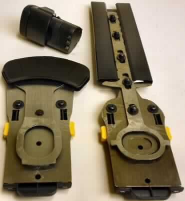 Ersatzscherenset,
- bestehend aus einer Strauchschere (Länge Scherblatt: 180 mm, Breite: 60 mm, Gesamt-
  länge: 315 mm) und einer Grasschere (Länge Scherblatt: 60 mm, Breite: 80 mm, Gesamt-
  länge: 190 mm), jeweils mit einer festen und einer beweglichen Schneidklinge aus Metall
  und einer speziell geformten Anschlussvorrichtung mit Arretierfunktion (Abbildungen siehe 
  Anlage),
- zum Zerschneiden von Gras, Ästen, etc. nach Montage an eine elektrische Handschere.
  
"Teil, erkennbar ausschließlich für ein mit eingebautem Elektromotor betriebenes, von Hand
zu führendes Werkzeug bestimmt - sog. Ersatzscherenset"