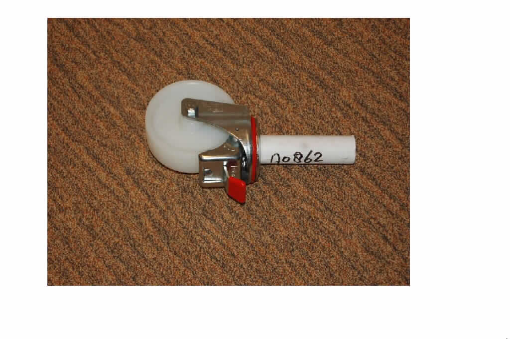 Es handelt sich i. W. um Rollen (Durchmesser: 150 mm, Radbreite:40 mm) aus Kunststoff, die in einem Gehäuse mit Feststellbremse und drehbarer kreisrunder Befestigungsplatte, aus Stahl (charakterbestimmend), befestigt sind.
Auf der Befestigungsplatte ist ein etwa 15 cm langer Rohrabschnitt aus Stahl angebracht.
Die Erzeugnisse dienen der Verwendung als Gerüstrolle und verfügen über eine Tragkraft von 300 bzw. 400 kg.
- Antragstellerangaben -

Abbildung siehe Anlage.

Derartige Erzeugnisse gehören als "Konstruktionsteile (Gerüstmaterial) aus Stahl" zur Codenummer 7308 4000 00 des Integrierten Zolltarifs der EG (TARIC).