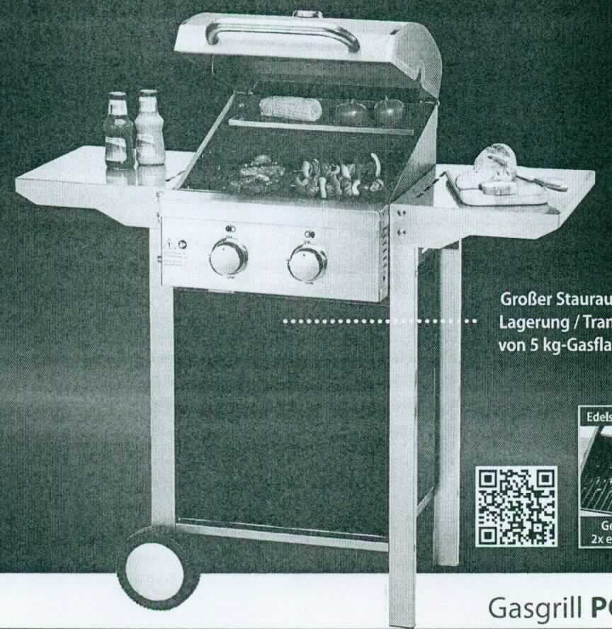 Es handelt sich um einen mit Flüssiggas betriebenen, ca. 1120 x 1110 x 570 mm großen Grill i. W. aus Stahl.
Der Grill besteht aus einem schrankähnlichem Gehäuse mit zwei festen Kunststoffrollen an den Standbeinen und einer zum Einstellen einer 5 kg Gasflasche (nicht Gegenstand der vZTA), einem Bedienfeld mit zwei Bedienelementen, zwei seitlichen, klappbaren Abstellflächen sowie einem Haubendeckel mit integrierter Temperaturanzeige für die Grillfläche. Die Grillfläche (ca. 430 x 390 mm) besteht aus zwei Brennstellen, zwei Grillrosten und einem Warmhalterost.
Der Grill ist für einen Anschlussdruck von 50mbar (Propan- / Butangas) vorgesehen und mit einem Gasdruckminderer mit Gasschlauch ausgestatten
-Antragstellerangaben-

Abbildung siehe Anlage.

Derartige Erzeugnisse gehören als "Grillgeräte (Grillvorrichtung) aus Eisen oder Stahl, für Feuerung mit gasförmigen Brennstoffen oder mit Gas und anderen Brennstoffen, ohne Backofen" zur Codenummer 7321 1190 00 0 des Zolltarifs.