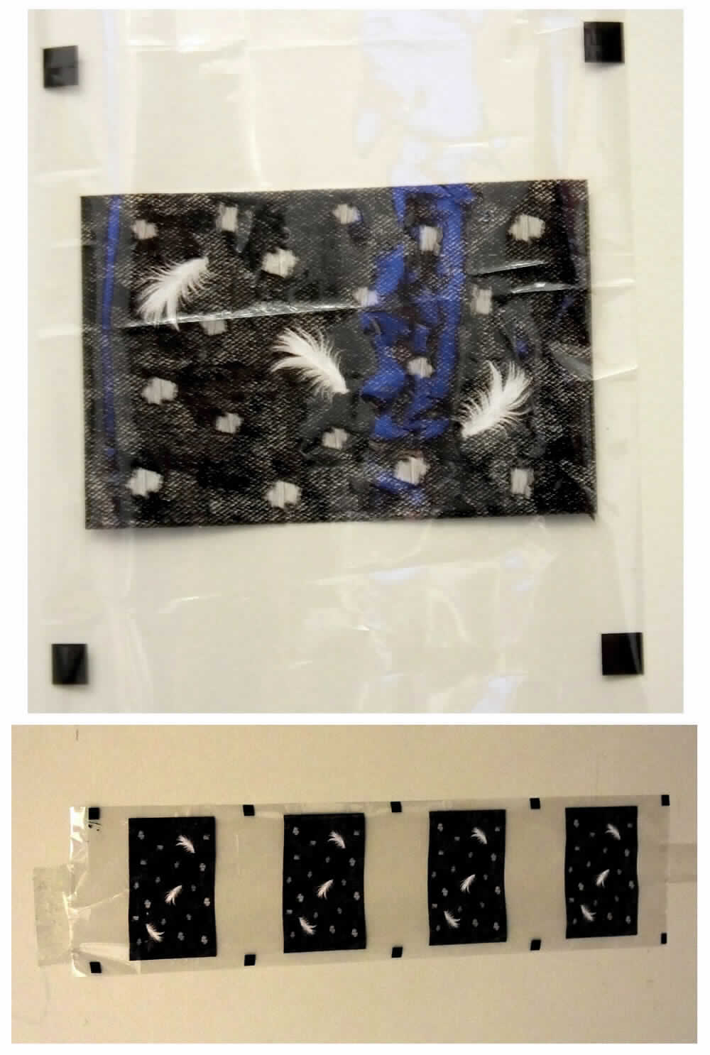 Bei der als "Prägefolien für Kappen und Schäfte von Schreibgeräten" bezeichneten Ware handelt es sich nach dem zur Veranschaulichung vorgelegten Warenmuster um einen streifenförmigen Träger aus Kunststofffolie (Breite etwa 7,3 cm), der einseitig jeweils im Abstand von etwa 3,3 cm mit ablösbaren rechteckigen Aufdrucken (Abmessungen etwa 6,3 x 3,9 cm) in Gestalt eines dekorativen Motivs beschichtet ist. Die Druckschicht soll nach den ergänzenden Angaben der Antragstellerin durch Hitze und Druck auf die Außenflächen von Kappen oder Schäften von Schreibgeräten (nicht Gegenstand dieser vZTA) übertragen werden. 

Abbildung siehe Anlage.

Derartige Waren gehören als ''Abziehbilder aller Art, nicht verglasbar'' zum TARIC-Code 4908 90 00 00.