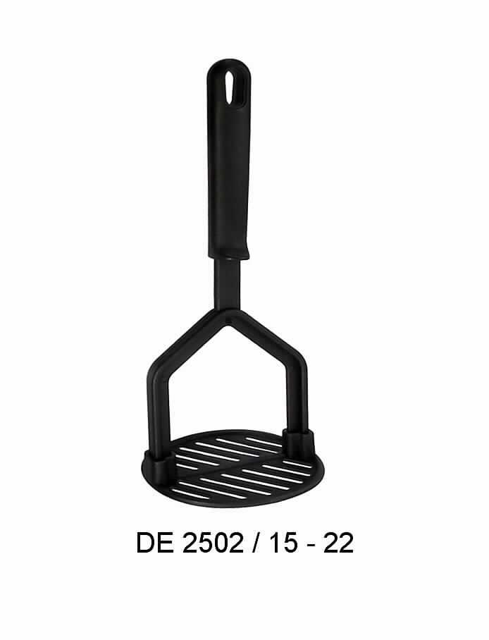 Es handelt sich um vollständig aus Kunststoff (Polyamid) gefertigte, sog. Kartoffelstampfer, bestehend aus einer ovalen, schräg geschlitzten Stampffläche (Funktionslaffe) und aus einem Stiel mit Griffstück und Aufhängeöse.
Die Waren mit Herkunft in China werden in der Küche insbesondere zum Zerdrücken von gekochten Kartoffeln verwendet und sind gemeinsam mit weiteren Waren als sog. Starter-Set (80-tlg.) in einem Karton verpackt.
- Antragstellerangaben -

Abbildung siehe Anlage.

Derartige Erzeugnisse gehören als "Haushaltsartikel aus Kunststoffen, Polyamid enthaltende Küchenartikel, mit Herkunft in China" zum TARIC-Code 3924 1000 11.

Es handelt sich aufgrund des fehlenden gemeinsamen Bedarfs nicht um eine Warenzusammenstellung.