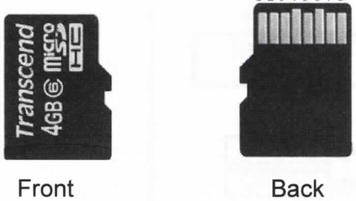 Bei dem Artikel "MOBOTIX-Nr. 22.116-001, Micro SD Karte 4GB TS4GUSDC10 (20nm Micron, SM2689) mit MOBOTIX Schriftzug" handelt es sich um eine Speicherkarte (SecureDigital Card bzw. SD-Card), im Wesentlichen bestehend aus:
- einer mit einem Speicherbaustein und einem Chipcontroller bestückten Leiterplatte in einem rechteckig 
  geformten Gehäuse (Form Factor: 11 x 15 x 1 mm) mit mechanischem Schreibschutz und 
  8-poliger Anschlussleiste, 
- mit einer Speicherkapazität von 4 GB,
- ohne Aufzeichnung, 
- zur Verwendung in unterschiedlichen Geräten geeignet (z.B. MP3-Player, Digitalkameras u.dgl.);
  hier zur Verwendung als Speichermedium in digitalen Überwachungskameras bestimmt.

Das Erzeugnis wird als "nicht flüchtige Halbleiterspeichervorrichtung, Halbleiter-Aufzeichnungsträger, ohne Aufzeichnung" eingereiht.

Anlage: 1 Abbildung