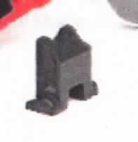 Es handelt sich um massive, mit einer Beschichtung versehene Bauteile aus unedlem Metall mit einem quaderförmigen Mittelteil, der zu einem Ende hin in zwei L-förmige, seitliche "Nasen" übergeht. Das andere Ende weist mittig eine spezifische Aussparung auf. 
Die Waren werden in das Gurtschloss von Sicherheitsgurtsystemen eingebaut und dienen als sog. Rastnocke zur Verriegelung der eingeschobenen Gurtzunge.
- Antragstellerangaben - 

Abbildung siehe Anlage.

Derartige Erzeugnisse gehören als "Teile aus unedlen Metallen von Verschlüssen aus unedlen Metallen, für andere konfektionierte Waren" zur Codenummer 8308 9000 90 0 des Zolltarifs.