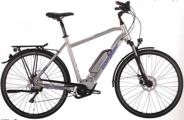 Pedal Electric Cycle (Pedelec), sog. teilmontiertes E-Bike, Foto der vollständigen Ware siehe Anlage, 
bestehend aus:
- einem aus mehreren rohrartigen Elementen zusammengeschweißten Rahmen aus (lt. Antrag) Aluminium, 
  der im unteren Bereich mit einer spezifischen Aufnahmevorrichtung für einen elektrisch angetriebenen 
  und mit einer Trethilfe ausgestatteten Mittelmotor (lt. Antrag: mit einer Nenndauerleistung von 250 Watt)
  sowie zur Aufnahme eines Akkumulators (lt. Antrag: Akku Powerpack 400 Wh) besonders gestaltet ist,
- einer Federgabel,
- einem Vorbau,
- einer Lenkvorrichtung mit Griffen,
- einem vollständigen Bremssystem (Scheibenbremsen vorne und hinten),
- einem Sattel mit Sattelstütze,
- zwei 28" Laufrädern mit Bereifung,
- mit Gepäckträgergestell,
- einer zehngängigen Kettenschaltung,
- einer Beleuchtungsanlage,
- zwei Schutzblechen und 
- einem Seitenständer,
- unvollständig, da Mittelmotor, Kette, Kurbel, Pedale, Bedieneinheit und Akkumulator fehlen (weist jedoch 
  im vorliegenden Zustand bereits die wesentlichen Beschaffenheitsmerkmale der vollständigen Ware auf).

"Fahrrad mit Elektrohilfsmotor (Pedelec), mit einer Trethilfe, mit einer Nenndauerleistung von 250 Watt 
oder weniger"