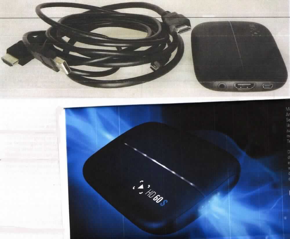 Warenzusammenstellung in Aufmachung für den Einzelverkauf, bestehend aus:
- einem elektronischen Gerät (sog. Game Capture HD60 S) in einem rechteckigen Kunststoff-
  gehäuse mit abgerundeten Ecken (Größe ca. 112 x 75 x 19 mm) mit einer analogen Audio- 
  und einer HDMI-Eingangsbuchse zum Anschluss von Videospielkonsolen (z.B. XBox 360 
  oder PlayStation 4), einer USB3.0-mini-Schnittstelle für die Anbindung an eine automatische
  Datenverarbeitungsmaschine sowie Stromversorgung und einer HDMI-Ausgangsbuchse zum 
  Anschluss eines TV-Gerätes oder Monitors zur Wiedergabe des Live-Signals der entsprech-
  enden Videospielkonsole; das Gerät dient i.W. dazu, mittels einer per Download zur Verfügung 
  gestellten speziellen Software vom Benutzer ausgewählte Spielsequenzen von einer Video-
  spielkonsole in Full-HD-Qualität zu erfassen und unter Anpassung der jeweiligen Signale 
  platzsparend abzuspeichern (z.B. auf einem PC);
- zwei verschiedenen Anschlusskabeln (USB-Kabel, HDMI-Kabel).
Charakterverleihender Bestandteil der in einem bedruckten Verkaufskarton verpackten 
Warenzusammenstellung ist das Game-Capture-Gerät. Es ist erkennbar hauptsächlich dazu 
bestimmt, als Zubehör für Videospielkonsolen der Unterposition (KN) 9504 5000 verwendet zu 
werden.

Die Ware ist als "Zubehör, erkennbar hauptsächlich für Videospielkonsolen der Position 9504 
bestimmt, nicht von den Unterpositionen (KN) 9504 2000 bis 9504 4000 erfasst" einzureihen.