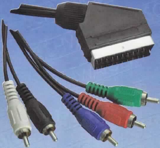 Isoliertes Kabel, sog. "Komponenten - YUV- Adapterkabel", aus fünf miteinander verbundenen, einzeln isolierten Kabeln mit je einem Cinchstecker an einem Ende, mit einem gemeinsamen SCART-Stecker am anderen Ende; jedes einzelne Kabel besitzt einen Innenleiter aus Kupferdraht, der von einer Isolierschicht und einem Außenleiter umgeben ist, mit einer Länge von 2 m, zur Übertragung von Audio- und Videosignalen. 


Die Ware ist als "isoliertes Kabel mit Anschlussstücken, Koaxialkabel, keines der Unterpos. 8544 2000 10" einzureihen.