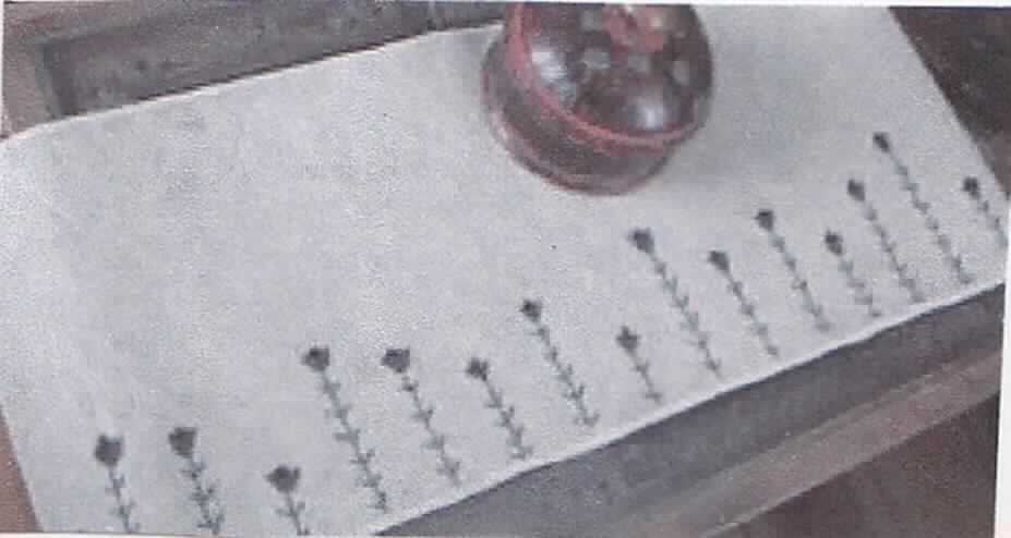 Ware zur Innenausstattung (Tischläufer), sog. Filz-Tischläufer, Foto siehe Anlage,
- aus 3,7 mm dickem Filz aus laut Antrag 100 % Wolle,
- mit Blumenmotiven handbestickt,
- rechteckig, in den Abmessungen: ca. 39 cm x 110 cm,
- an allen Rändern gesäumt, somit konfektioniert,
- insbesondere aufgrund der teppichuntypischen, einseitigen Ausrichtung der Stickerei und 
  der fehlenden Steifheit des Filzes kein Teppich der Position 5705,
- wird insbesondere wegen des Materials üblicherweise nicht gewaschen und
  kennzeichnet sich aufgrund des Verwendungszwecks und der Ausstattung als
  Ware zur Innenausstattung (somit keine Tischwäsche der Position 6302).

"Andere Ware zur Innenausstattung (Tischläufer), aus Filz, aus Wolle"