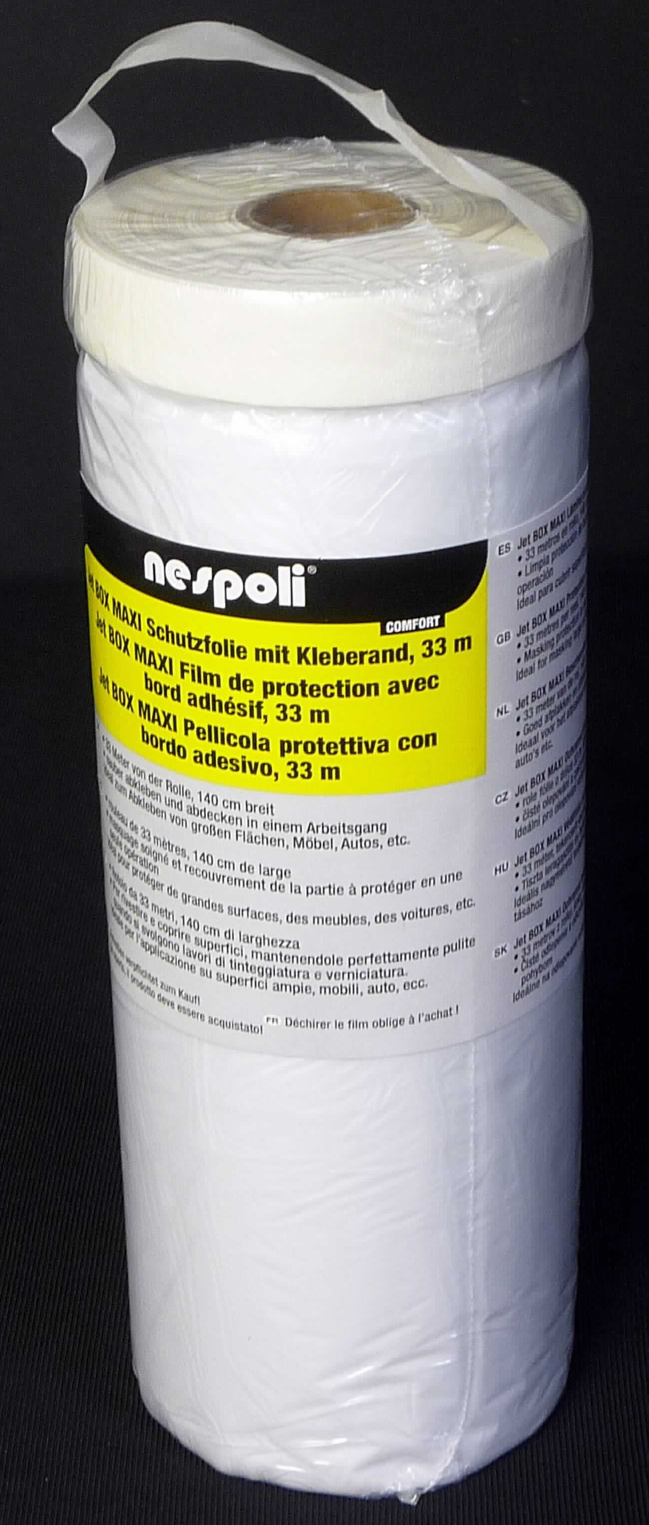 Angaben des Antragstellers:
Schutzfolie auf Rolle mit Kleberand (Länge 33 m; Breite 140 cm)
Material: Polyethylen (HDPE)

Untersuchungsergebnis eines Warenmusters:
Trübe, farblose aufgerollte Kunststofffolie, an einem Rand mit einem ca. 1,5 cm breiten, einseitig selbstklebenden Kreppband versehen. Die Folie ist in einer klarsichtigen Kunststofffolie mit bedrucktem Klebeetikett mit Produktinformation verpackt.

Befund:
Es liegt eine Ware aus einer Kunststofffolie aus Polyethylen mit einem selbstklebenden Krepppapierstreifen vor. Der Charakter der Ware wird aufgrund des Umfangs und der Verwendung durch die Kunststofffolie bestimmt.