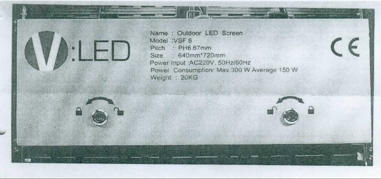 Back Box für ein LED-Modul - VSF6 Back Box (Abbildung siehe Anlage)
- zusammengesetzt aus einer Stromversorgung und einer Receiving Card in einem
  gemeinsamen Gehäuse mit Status-LEDs und Verriegelungsvorrichtung,
- zur Verwendung mit einem LED-Modul einer LED-Videowand zur Stromversorgung der
  einzelnen LED-Kacheln sowie zum Empfangen von Signalen über CAT5-Netzwerkkabel
  und Konvertieren dieser Signale zur Darstellung auf dem LED-Modul,
- ohne charakterbestimmenden Bestandteil.
 
"Apparat für die Kommunikation in einem drahtgebundenen Netzwerk, keine Basisstation,
 Gerät zum Empfangen und Konvertieren von Tönen, Bildern und anderen Daten (zusammen-
 gesetzte Ware aus Kommunikationsgerät und Stromversorgung, ohne charakterbestimmenden
 Bestandteil)"