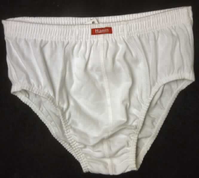 Slip, sog. modische Unterhose für Herren Art. Nr. 250/1, Größe S, Foto siehe Anlage,
- aus 0,5 mm dicken, einfarbigen Gewirken aus lt. Antrag 100 % Baumwolle,
- in der Taille abschließend, mit einem elastischen Taillenbund,
- ohne Öffnung und ohne Verschluss,
- als Slip ohne Eingriff gearbeitet; vorn mit einem erweiternden Einsatz,
- aufgrund des anatomischen Schnitts und der Verarbeitung als Männerkleidung erkennbar,
- mit hohen Beinausschnitten mit elastischen Abschlüssen.

"Slip aus Gewirken, für Männer, aus Baumwolle"