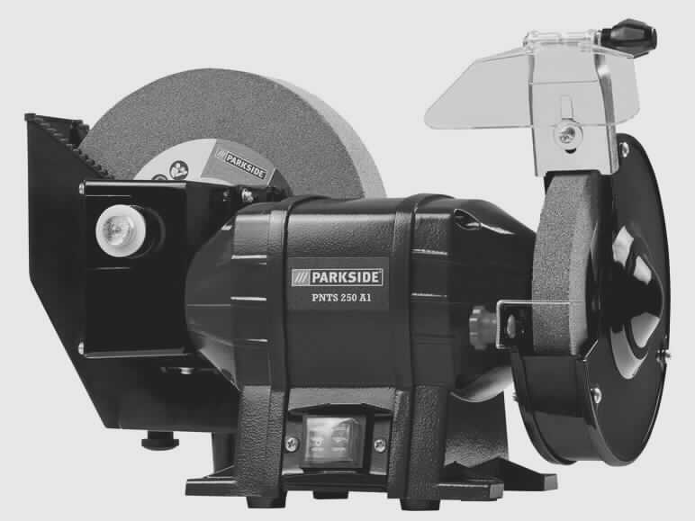 Nass- und Trockenschleifer PNTS 205 A1,
- aus einem Gehäuse mit eingebautem Elektromotor, Nassschleifscheibe (Durchmesser:
  200 mm), Trockenschleifscheibe (Durchmesser: 150 mm), Werkstückauflage, Funken-
  schutz, Wasserbehälter, Bohrungen für die Tischmontage, Bedienelementen und Netz-
  kabel (Abbildung siehe Anlage), 
- mit einer Leistung von 250 Watt,
- zum Schärfen von Werkzeugen (z. B. Messern, Scheren, Meißeln) und zum Entgraten
  und Schleifen von kleineren Werkstücken aus Metall.
Eine kennzeichnende Haupttätigkeit ist nicht feststellbar.

"Andere Werkzeugmaschine zum Entgraten, Schärfen und Schleifen von Metallen mit Hilfe von
 Schleifscheiben als von den TARIC-Codes 8460 1200 00 bis 8460 4090 00 erfasst (Multifunktions-
 maschine zum Schärfen und Schleifen von Werkzeugen sowie zum Entgraten von Werkstücken,
 ohne kennzeichnende Haupttätigkeit) - sog. Nass- und Trockenschleifer"