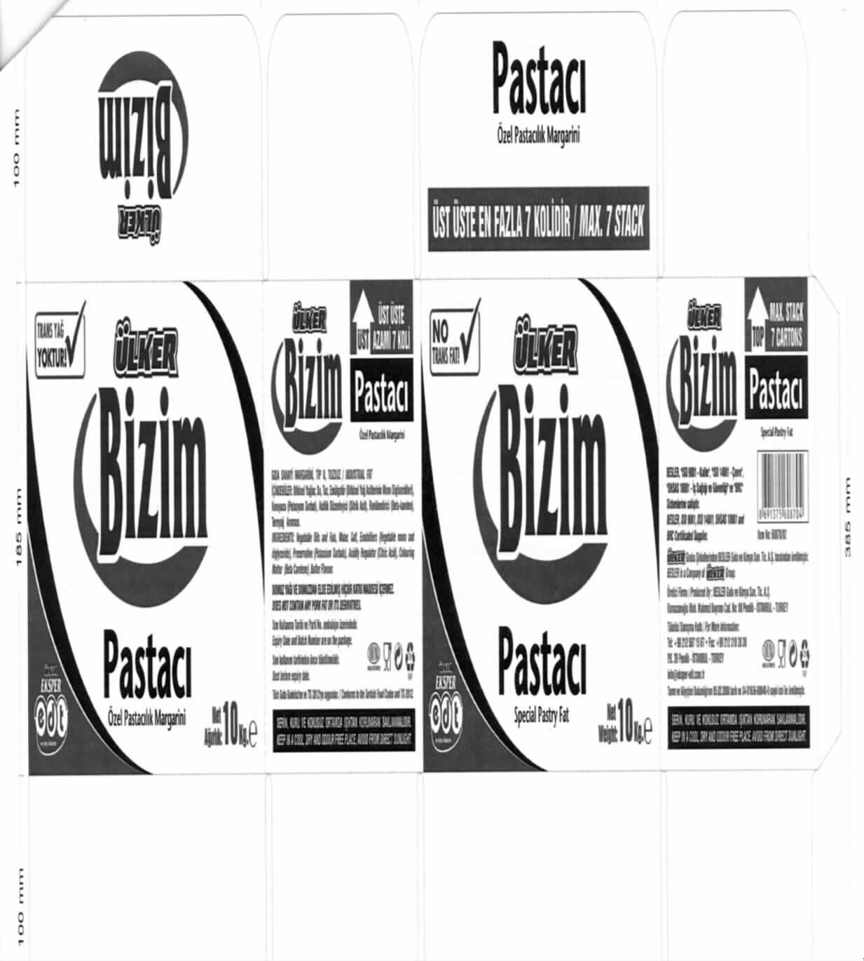 Angaben des Antragstellers:
Zusammensetzung: Palmöl. Gehärtetes und nicht gehärtetes pflanzliches Öl, Wasser, Emulgatoren (Monoglyceride, Lecithin), Farbstoff (Carotin); Salz (Tafelsalz). Ohne tierische Fette, ohne Milchfett.
Verwendung: Margarine.
Handelsübliche Maßeinheit: Packung mit 10 kg.

Ergebnis der Untersuchung einer Probe:
Warenbeschreibung: Block aus einer hellgelben, schnittfesten, bei Raumtemperatur streichfähigen, fettigen Masse (Margarine); Geruch: nach Margarine; Geschmack: nach Margarine.

Die Einreihung erfolgt auf der Grundlage der Antragsangaben. Nach dem Ergebnis und den Angaben des Antragstellers liegt Margarine vor.

Margarine; genießbare Mischungen und Zubereitungen von tierischen oder pflanzlichen Fetten und Ölen sowie von Fraktionen verschiedener Fette und Öle dieses Kapitels, ausgenommen genießbare Fette und Öle sowie deren Fraktionen der Position 1516: Margarine, ausgenommen flüssige Margarine: andere als mit einem Milchfettgehalt von mehr als 10 bis 15 GHT: andere als mit einem Milchfettgehalt von höchstens 10 GHT.