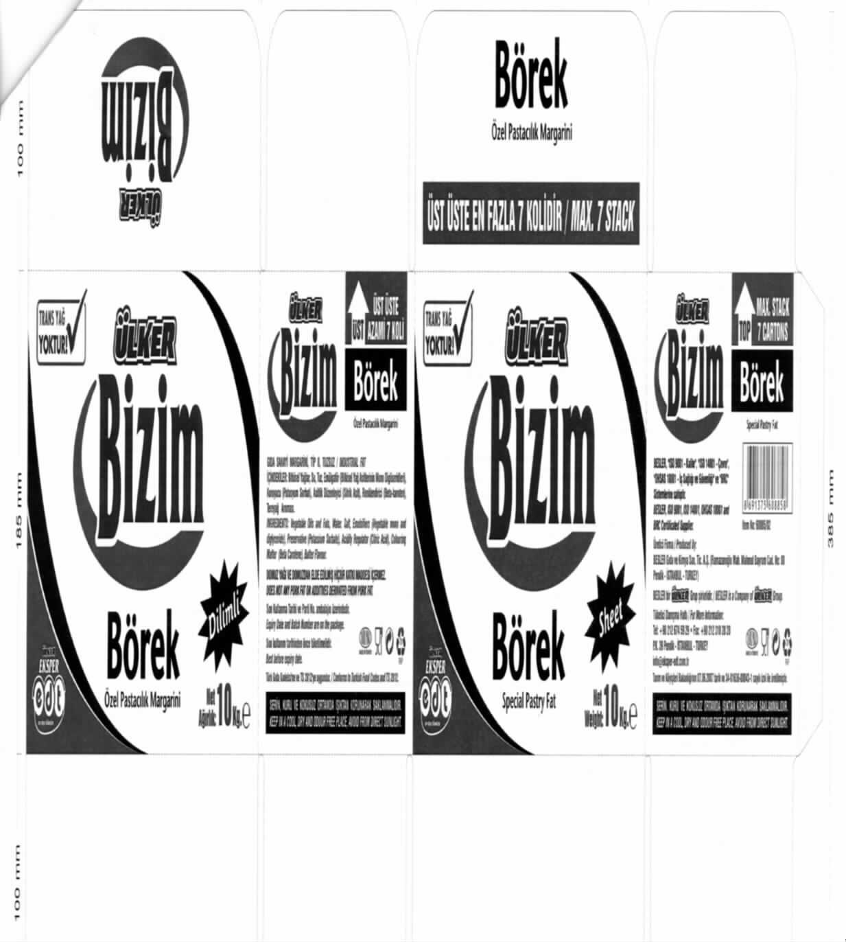 Angaben des Antragstellers:
Zusammensetzung: Palmöl. Gehärtetes und nicht gehärtetes pflanzliches Öl, Wasser, Emulgatoren (Monoglyceride, Lecithin), Farbstoff (Carotin); Salz (Tafelsalz), Konservierungsmittel (Kaliumsorbat). Ohne tierische Fette, ohne Milchfett.
Verwendung: Margarine.
Handelsübliche Maßeinheit: Packung mit 10 kg.

Ergebnis der Untersuchung einer Probe:
Warenbeschreibung: Block aus einer wollweißfarbenen, schnittfesten, bei Raumtemperatur streichfähigen, fettigen Masse (Margarine); Geruch: nach Pflanzenfett; Geschmack: nach Margarine.

Die Einreihung erfolgt auf der Grundlage der Antragsangaben. Nach dem Ergebnis und den Angaben des Antragstellers liegt Margarine vor.

Margarine; genießbare Mischungen und Zubereitungen von tierischen oder pflanzlichen Fetten und Ölen sowie von Fraktionen verschiedener Fette und Öle dieses Kapitels, ausgenommen genießbare Fette und Öle sowie deren Fraktionen der Position 1516: Margarine, ausgenommen flüssige Margarine: andere als mit einem Milchfettgehalt von mehr als 10 bis 15 GHT: andere als mit einem Milchfettgehalt von höchstens 10 GHT.