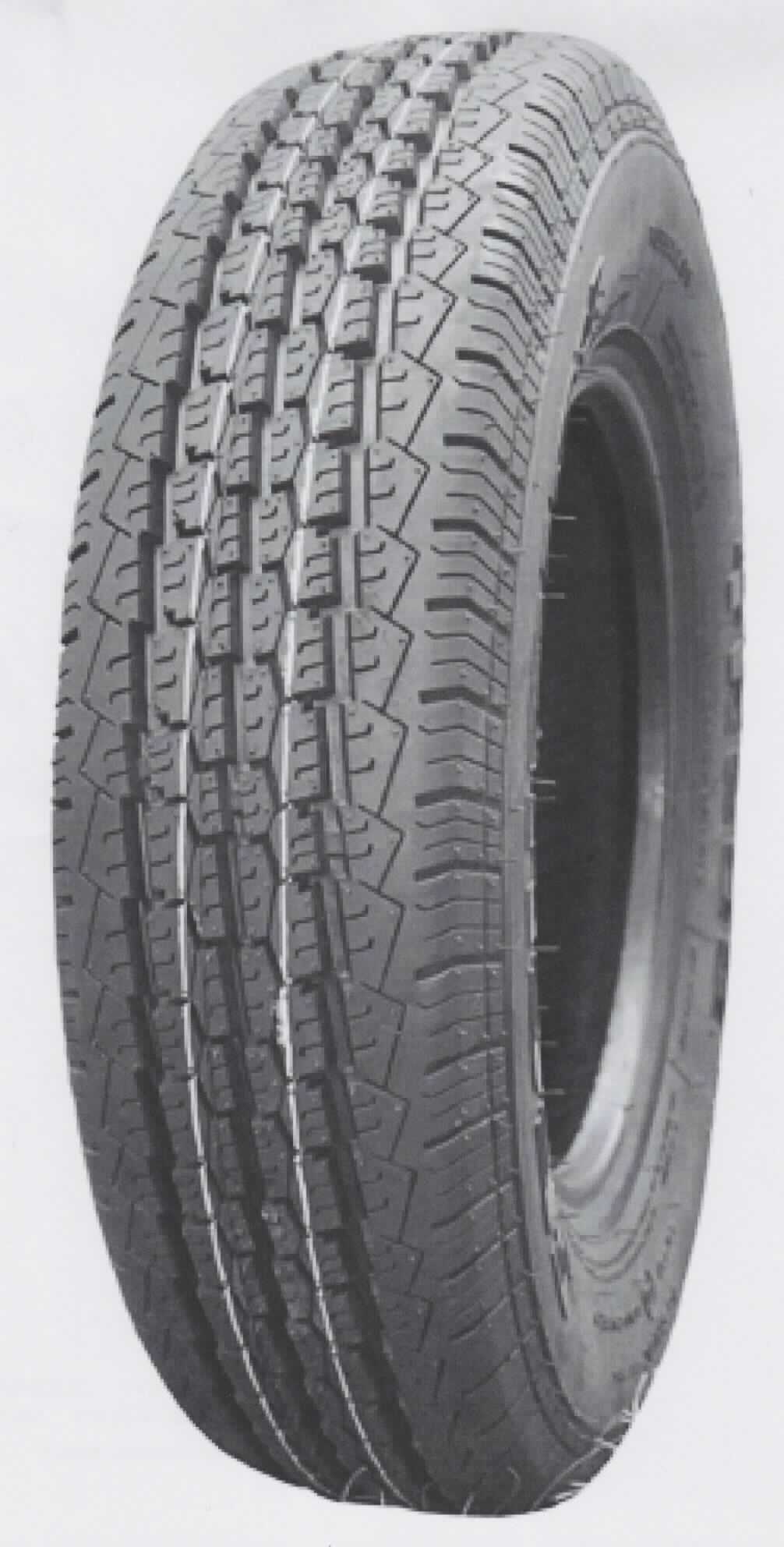 Angaben des Antragstellers: 
Reifen aus Kautschuk für Trailer (Anhänger mit nicht angetriebener Achse)
PKW-Reifen 165 R 13 C, 96 N, (94/92R), TL, TR-603 (M&S), Security
PKW-Reifen 195 R 14 C, 8 PR, 108 N (106/104 R), TL, TR603 (M&S), Security
LKW-Reifen 205 R 14 C, 8 PR, 113/109 N (109/107Q), TL, TR603 (M&S), Security
PKW-Reifen 215 R 14 C, 116N, (112/110Q), TL, TR 603 (M&S), Security

Die Trailerreifen haben einen Geschwindigkeitsindex von N = 140 km/h, eine Verwendung der Reifen an PKW ist nicht vorgesehen.

Ein Warenmuster wurde nicht vorgelegt.

Befund:
Anderer Luftreifen aus Kautschuk der Unterposition 4011 9900