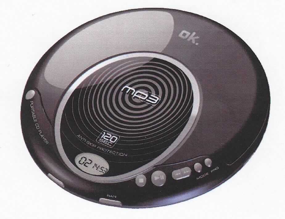 CD-Spieler
- aus einem Laserabnehmersystem, Laufwerkmechanik mit Elektromotoren und 
  Signalelektronik in einem Gehäuse (Abmessungen: 190,5 x 298,5 x 96,5 mm) mit Display, 
  Bedienelementen, Anschlussbuchsen und Batteriefach,
- zur Tonwiedergabe von Audio- und MP3-CDs.

"Tonwiedergabegerät, nicht von der in den Unterpositionen 8519 2010 bis 8519 5000 
 erfassten Art, optische Aufzeichnungsträger verwendend, ohne eingebaute 
 Tonaufnahmevorrichtung, kein Diktiergerät, kein Kassettenabspielgerät, mit 
 Laserabnehmersystem, nicht von der in Kraftfahrzeugen verwendeten Art, 
 keine Baugruppe - CD-Spieler"