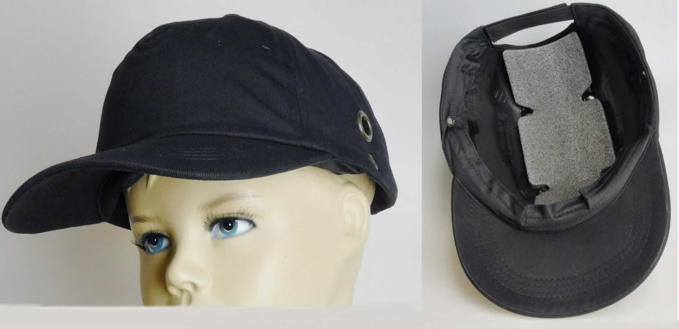 Andere Kopfbedeckung, sog. Stoßkappe, Abbildung siehe Anlage, 
- aus verschiedenen Stoffen zusammengesetzte Sicherheitskopfbedeckung, bestehend aus: 
- - Spinnstoffen in Form einer Kappe, 
- - Kunststoff in Form einer der Kopfform angepassten, starren, herausnehmbaren Innenschale aus Festkunst- 
    stoff mit eingeklebtem Zuschnitt aus Schaumkunststoff, 
- ein der Ware ihren wesentlichen Charakter verleihender Stoff kann nicht ermittelt werden, im Hinblick auf die 
  Verwendung ist der Kunststoff charakterverleihend, im Hinblick auf den Wert ist der Spinnstoff charakterverleih- 
  end, vom Umfang her sind beide Stoffe als gleichwertig anzusehen, somit ist die Ware gemäß AV 3 c) der von 
  den gleichermaßen in Betracht kommenden Positionen (6505 / 6506) in der Nomenklatur zuletzt genannten 
  Position zuzuweisen; gleiches gilt für die Ermittlung der Unterposition, gemäß der AV 3 c) in Verbindung mit der 
  AV 6 ist die Ware der von den gleichermaßen in Betracht kommenden Unterpositionen (6506 1010 / 6506 1080) 
  in der Nomenklatur zuletzt genannten Unterposition zuzuweisen, 
- mit einem Schirm, einer Verengungsvorrichtung, sechs Belüftungslöchern und zwei Hörlöchern ausgestattet, 
- verpackt in einer für derartige Waren üblichen Verkaufsumschließung.

"Andere Kopfbedeckung, Sicherheitskopfbedeckung, aus Spinnstoff"