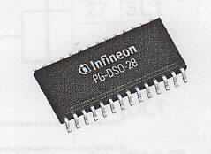 Motorbrücke, sog. "Quad DMOS Trilith IC BTM7751G",
- aus drei miteinander nicht verbundenen monolithischen integrierten Schaltungen in Chipform, nämlich einem intelligenten double high-side Schalter und zwei low-side-Schaltern, alle drei in SIPMOS-Technologie hergestellt,
- auf getrennten Lead Frames in einem gemeinsamen Kunststoff-SO-Gehäuse mit 28 Anschluss-Pins,
- nicht speicherprogrammierbar,
- für eine Spannung von max. 40 V,
- zum Steuern von Gleichstrommotoren in Automobilen.

Die Ware ist als "Träger, mit mehreren Geräten der Position 8536 ausgerüstet, zum elektrischen Schalten oder Steuern, für eine Spannung von weniger als 1000 V, kein Steuerschrank, keine speicherprogrammierbare Steuerung, nicht von den Codenummern 8537 1095 00 0 - 8537 1098 10 0 erfasst, nicht speicherprogrammierbare Motorbrücken ICs, bestehend aus einer oder mehreren nicht miteinander verbundenen integrierten Schaltungen auf getrennten Lead Frames, auch mit diskreten MOSFET-Transistoren kombiniert zum Steuern von Gleichstrommotoren in Automobilen, verbaut in einem Kunststoff-Gehäuse" einzureihen.