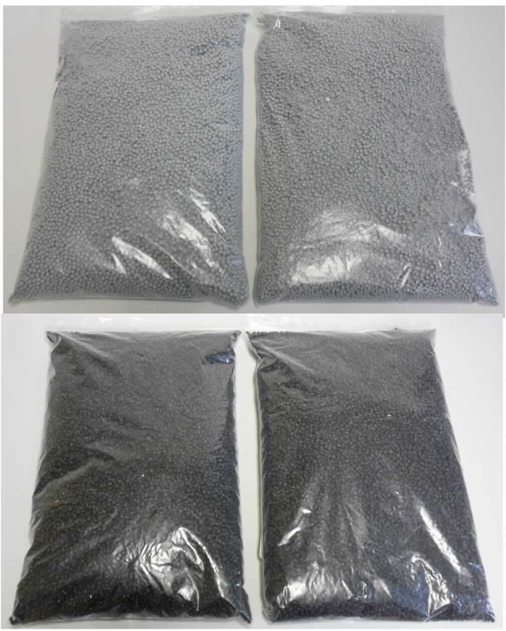 Angaben des Antragstellers:
Es handelt sich um einen Rohstoff in Form von Granulat, welcher zur Herstellung von Fensterdichtungen verwendet wird. Der Rohstoff ist ein thermoplastisches Elastomer.
Das Material ist in Oktabins verpackt. Füllmenge: 1.200 kg / Oktabin
Zur Zusammensetzung liegen vertrauliche Angaben vor.

Untersuchungsergebnisse an einem Warenmuster:
Schwarzes Granulat.
Nach den durchgeführten Untersuchungen erfüllt eine Kautschuk-Kunststoffmischung (ohne Zusatzstoffe) der Einzelkomponenten die  Anforderungen der Anmerkung 4 a) des Kapitels 40 bezüglich Zugverformungsrest und Reißdehnung (vulkanisierter Rohstoff).

Befund:
Es liegt eine Kautschukmischung mit Zusatz von Ruß im Sinne der Position 4005 vor.