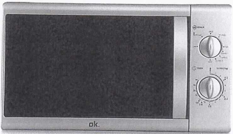 Multifunktionsofen
- mit verschiedenen elektrischen Heizsystemen (Mikrowelle mit 700 Watt, Grill mit 1000
  Watt), mit mehreren Mikrowellenfunktionseinstellungen, mehreren Kombiprogrammen-
  Auftaufunktion und einer Grillstufe, in einem Gehäuse mit einem Garraum von 20 Litern, 
  mit nach vorne zu öffnender Garraumtür, verschiedenen Bedienvorrichtungen,  sowie 35
  Minuten-Timer mit Endsignal,
- für eine Spannung von 230-240 Volt,
- Multifunktionsgerät aus Mikrowellengerät (kennzeichnende Hauptfunktion) und Grill,
- zum Garen, Grillen oder Erwärmen von Lebensmitteln.

"Elektrowärmegerät für den Haushalt (Multifunktionsgerät aus Mikrowellengerät
 -kennzeichnende Hauptfunktion- und Grill); sog. Multifunktionsofen"