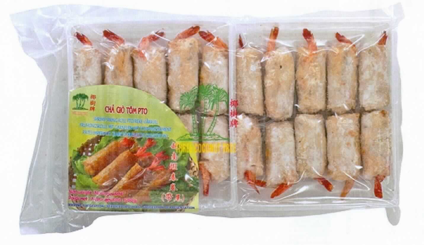 Nach den Angaben der Antragstellerin sowie der vorliegenden Abbildung der Ware handelt es sich bei dem Artikel 90806 um eine tiefgefrorene Lebensmittelzubereitung in Form von sog. "Frühlingsrollen mit Garnelenschwanz".
Diese sind mit einer Füllung aus Garnelen der Gattung Parapenaeopsis mit Schwanz segment, verschiedenen Gemüsen und anderen Zutaten versehen. Der Teigmantel besteht aus Reismehl, Tapiokastärke, Wasser und Salz.
Gemäß der Zubereitungsanleitung sollen die sog. Frühlingsrollen in Öl frittiert oder im Ofen gebacken werden (somit keine gefüllte Ware der Position 1902).
Der Gehalt der Lebensmittelzubereitung an Garnelen beträgt mehr als 20 GHT.

Das Erzeugnis ist in einer Kunststoffschale zu 500 Gramm aufgemacht und luftdicht in Kunststofffolie eingeschweißt.

Zolltarifrechtlich handelt es sich um "zubereitete Krebstiere, Garnelen, in luftdichten Behältnissen, nicht von der Art Crangon oder Pandalus, geschält und gefroren".