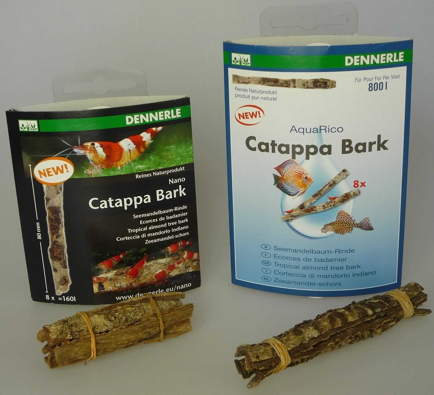 Nach den Antragsangaben und der vorliegenden Warenprobe handelt es sich um getrocknete, in Abschnitte geschnittene Rinde vom Seemandelbaum (Catappa Bark; Terminalia catappa). Die Rindenabschnitte weisen eine Länge von etwa 8 cm, 10 cm bzw. 12 cm auf. Rinden der Art Terminalia catappa werden nach den Angaben in der Fachliteratur üblicherweise zum Gerben verwendet. Eine mögliche anderweitige Verwendung (z.B. das Einbringen in Aquarien) steht der Einreihung nicht entgegen.

Jeweils 8 bis 10 Rindenabschnitte sind zu einem Bündel zusammengefasst und sind in einem Karton oder einer Faltschachtel verpackt.

Zolltarifrechtlich handelt es sich um "pflanzliche Erzeugnisse, anderweit weder genannt noch inbegriffen, andere als Baumwoll-Linters oder Betelblätter (Piper betle L.)".