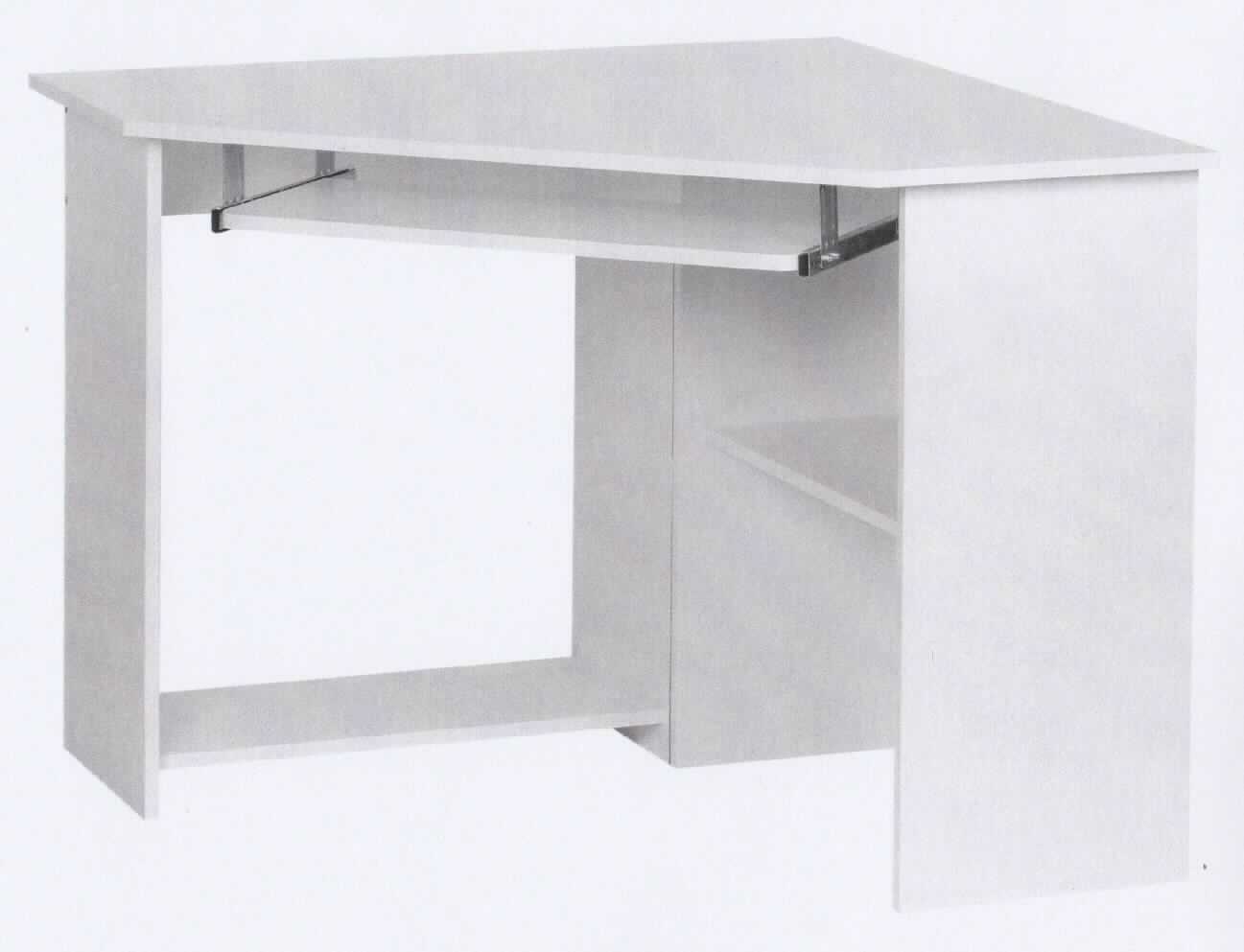 Bei dem sog. "Eckschreibtisch Roman, WL1.154" handelt es sich um einen ca. 103 x 97 x 72,5 cm (= B x T x H) großen Computertisch aus Holz (Spanplatte) mit weißer Oberfläche, im Wesentlichen bestehend aus einer fünfeckigen Tischplatte auf drei Trägern, einer ausziehbaren Platte (sog. Tastaturauszug), einem weiteren Ablageboden auf der rechten sowie einem Ablageboden auf der linken Seite in unterschiedlicher Höhe, zur Aufnahme eines PC bzw. eines Druckers (jeweils nicht Gegenstand der vZTA). 
Die Ware ist als "anderes als von den Positionen 9401 und 9402 erfasstes Holzmöbel, von der in Büros verwendeten Art, mit einer Höhe von weniger als 80 cm, Schreibtisch" einzureihen.