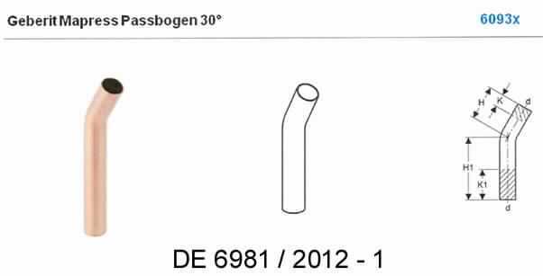 Kupferrohr

Bei der Ware mit der Bezeichnung Passbogen handelt es sich um ein Rohr aus raffiniertem Kupfer mit der Werkstoffbezeichnung CW/024A (unterschiedliche Nennweiten von 12 mm bis 108 mm Innendurchmesser). Das Rohr ist 15, 30, 45, 60 oder 90 Grad winkelig gebogen. Der Passbogen dient dazu Richtungsänderungen in Rohrleitungssystemen vorzunehmen, damit Hindernisse umgangen werden können.
Ein Rohrverbindungsstück oder Rohrformstück der Position 7412 liegt nicht vor.

Zolltariflich handelt es sich um ein anderes Rohr aus raffiniertem Kupfer.