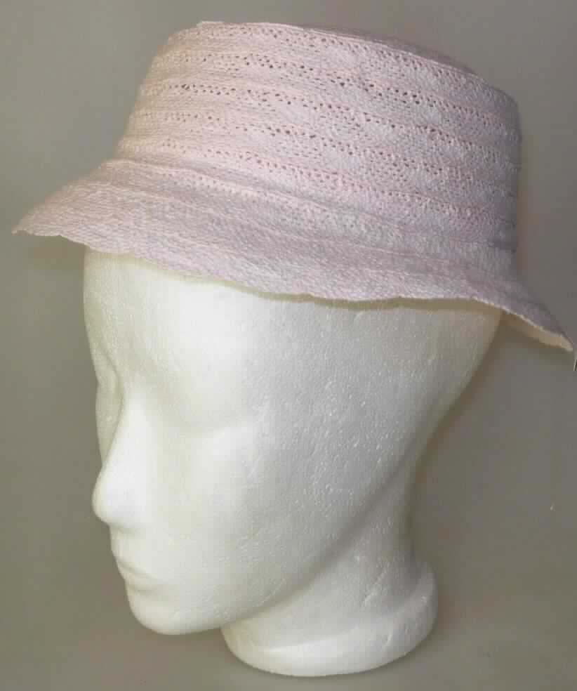 Hut, sog. Rosa-Mädchenhut, 153454/153528, Foto siehe Anlage, 
- durch spiralförmiges Verbinden (Nähen) von Streifen aus geflochtenen Spinnstoffen
  hergestellt,
- mit einer umlaufenden ca. 4,5 cm breiten Krempe,
- innen mit einem eingenähten Schweißband.

"Hut, durch Verbindung von Streifen hergestellt, ausgestattet"