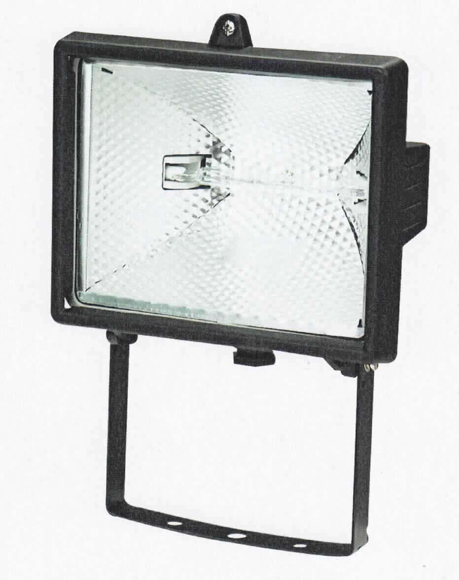 Der sog. "Halogenfluter" (siehe Foto) in zwei Ausführungen mit 120 oder 500 Watt besteht im Wesentlichen aus einem Gehäuse aus Metall (Aluminium) mit einer Glasscheibe als Abdeckung, einer Fassung für einen Halogenbrennstab, einem Reflektor aus Aluminium und einer bügelförmigen Wandbefestigung aus Metall. 
Der Strahler ist für die Wandmontage vorgesehen und dient der Beleuchtung vor allem im Außenbereich.

Der stoffliche Charakter der Ware wird auf Grund des Umfangs und der Bedeutung für die Verwendung als Leuchte von den Bestandteilen aus Metall geprägt.

Die Ware ist als "elektrische Decken- oder Wandleuchte aus Metall, anderweit weder genannt noch inbegriffen,  von der mit Glühlampen verwendeten Art, nicht handgearbeitet und nicht für zivile Luftfahrzeuge" einzureihen.