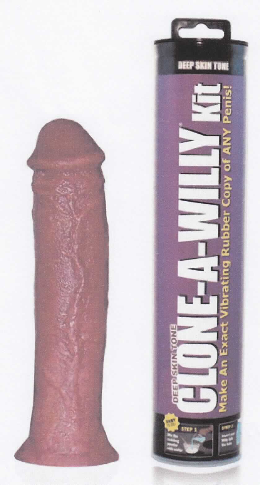 Erotikartikel, sog. Clone a Willy Kit Deep Skin Tone, in Form einer Warenzusammenstellung in Aufmachung für den Einzelverkauf, bestehend aus 
1. einem gebrauchsfertigen, batteriebetriebenen, ca. 13 cm langen Vibrator in Stabform (Batterien nicht enthalten), 
   mit einem Durchmesser von max. 25 mm, einseitig spitz zulaufend, auf der anderen Seite mit einem abschraub- 
   baren Deckel versehen,
2. einem Beutel Gips (Abdruckpulver), 
3. einer zylindrischen Dose mit flüssiger, hautfarbener (dunkel) Silikonmasse und einer Dose mit klarsichtigem 
   Härter für die Penisnachbildung, 
4. einem ca. 15 cm langen und ca. 1,8 cm breiten Holzspatel (Rührspatel) zum Umrühren aus glattem, hellem Holz, 
    mit halbkreisförmig abgerundeten Ecken sowie 
5. einem ca. 9 cm langen und 2,6 cm breiten Thermometer.
Äußere Form: siehe Abbildung in der Anlage.
Die Bestandteile dienen der Herstellung eines Dildos (Nachbildung eines erigierten Penis) mit Vibrationsfunktion durch den Abdruck des Penis mittels Gips. Der so erstellte Abdruck wird nach dem Aushärten der Abdruckmasse mit Silikon aufgefüllt, die elektrische Vibrationseinheit eingeführt und nochmals ausgehärtet. Charakterbestimmender Bestandteil in Bezug auf die Verwendung ist die bereits funktionsfähige Vibrationseinheit in Form eines Stab-Vibrators, die durch den Abdruck des Penis die Form eines individuellen Dildos bekommt. Die Bestandteile sind gemeinsam mit einer Anleitung in einer zylindrischen, transparenten Kunststoffdose mit Deckel verpackt

Die Ware ist als "elektrisches Vibrationsmassagegerät" einzureihen.