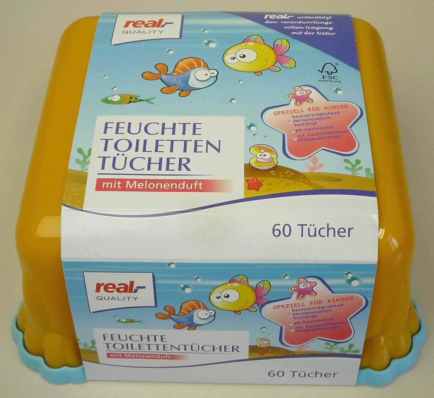 Angaben:
Feuchtes Toilettenpapier für Kinder; 60 Tücher pro Packung; Tücher getränkt mit einer Mischung aus Wasser, Reinigungsmitteln, Hautpflegemitteln, Duftstoffen, Konservierungsmitteln und weiteren Bestandteilen.
 
Warenbeschaffenheit:
Weiße, feuchte, duftende, reinigende Vliestücher (Abmessung: ca. 20 x 10,5 cm), verpackt in einem wiederverschließbaren Kunststoffbeutel, umverpackt in einem wiederverschließbaren, rechteckigen Dosierspender aus Kunststoff, versehen mit einer beschrifteten Kartonbanderole.

Befund:
Vliesstoffe mit Reinigungsmitteln getränkt, zur Körperpflege.
Da die Reinigungstücher mit Reinigungsmittel getränkt sind, das der Ware den wesentlichen Charakter verleiht, ist die Ware in die Position 3401 einzureihen.