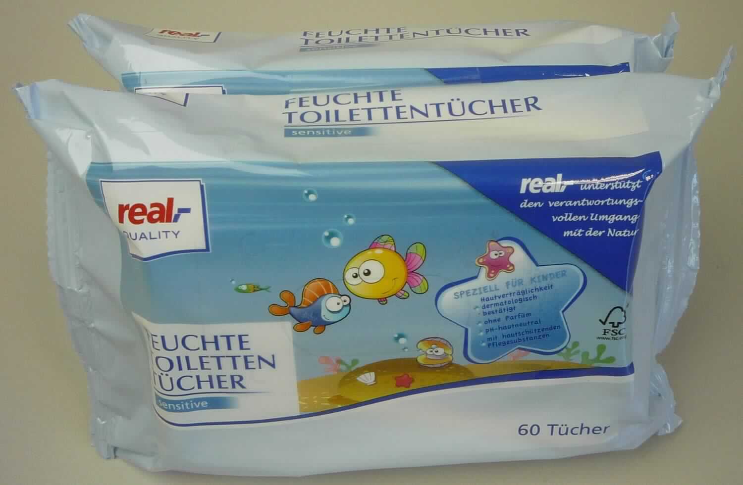 Angaben:
Feuchtes Toilettenpapier für Kinder sensitiv; 60 Tücher pro Packung; Tücher getränkt mit einer Mischung aus Wasser, Reinigungsmitteln, Hautpflegemitteln, Duftstoffen, Konservierungsmitteln und weiteren Bestandteilen.
 
Warenbeschaffenheit:
Weiße, feuchte, reinigende Vliestücher (Abmessung: ca. 20 x 10,5 cm), umverpackt in einem wiederverschließbaren Kunststoffbeutel.

Befund:
Vliesstoffe mit Reinigungsmitteln getränkt, zur Körperpflege.
Da die Reinigungstücher mit Reinigungsmittel getränkt sind, das der Ware den wesentlichen Charakter verleiht, ist die Ware in die Position 3401 einzureihen.