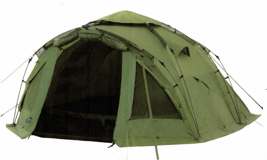 Schirmzeltähnliche Ware, sog. Quick Bivvy 2, Fotos siehe Anlage,
- noch nicht zusammengesetzt eingehend,
- in Form eines aufspannbaren, doppelwandigen Zelts,
- - das Innenzelt kann ausgehängt werden (Nutzung des Überzelts als "Strandmuschel"),
- inkl. Gestell in den Abmessungen: ca. 2,50 m (Breite) x 3,30 m (Tiefe) x 1,30 m (Höhe),
- mit einer Bespannung (Bezug) aus Geweben aus Spinnstoffen,
- - mit Zeltwänden aus laut Antrag PU-beschichtetem Polyestergewebe,
- - mit einem Boden aus Gewebe aus Streifen mit einer augenscheinlichen Streifenbreite von weniger als
    5 mm aus synthetischer Spinnmasse,
- auf zwei Seiten mit "Lüftungsluken" aus durchbrochenen Kettengewirken aus Spinnstoffen; von außen
  überdeckt mit dem gleichen Gewebe, aus dem die Zeltwände bestehen,
- auf der Vorderseite:
- - mit einem "Eingang" mit herunterrollbarem, großen "Fenster" aus durchbrochenen Kettengewirken und
    einer herunterrollbaren Zeltwand mit Reißverschlüssen,
- - mit einem "Vorraum" ohne Boden,
- auf der Rückseite:
- - mit einem weiteren "Eingang" mit herunterrollbarem, großen "Fenster" aus durchbrochenen Kettengewirken
    und einem davor befindlichen, kleineren "Fenster" aus klarsichtiger Kunststofffolie sowie mit einer herunter-
    rollbaren Zeltwand mit Reißverschlüssen,
- mit einem schirmähnlichen, zusammenfaltbaren, außen befestigten Gestell (Gestänge) aus Fiberglas,
- mit einer zusätzlichen ca. 130 cm breiten "Dachabdeckung",
- aufgrund der Beschaffenheit (mit einem schirmgestellähnlichen Gestänge) und Abmessungen in der Art
  eines Schirmzeltes zum Aufstellen auf dem Boden bestimmt, daher keine Einreihung in die Position 6306, 
- in einer Spinnstofftasche mit Befestigungsmaterial (Metall-Kunststoff-Heringe) verpackt.

"Gartenschirmähnliche Ware (schirmzeltähnlich)"