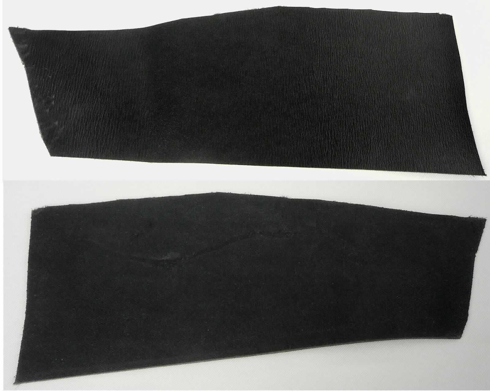 Leder von Rindern oder Kälbern, sog. Rindleder "City", Art. 8838209, Foto siehe Anlage,
- nicht in Form von ganzen Häuten (laut Antrag),
- enthaart und gegerbt,
- durch Färben und wasserabweisende Ausrüstung zugerichtet,
- anderes als Vollleder bzw. Narbenspalt, da das Leder keine Narbenstruktur aufweist,
- mit einer Dicke von ca. 1,4 mm.

"Nach dem Gerben oder Trocknen zugerichtetes Leder von Rindern und Kälbern, enthaart,
 keine ganze Haut, anderes als Vollleder bzw. Narbenspalt, kein Leder der Position 4114"