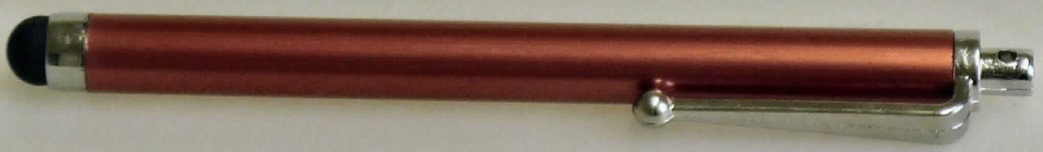 Bei dem sog. "2 - Tech Tablet Pen, Art. 20001498" handelt es sich um einen ca. 11,5 cm langen Eingabestift für berührungsempfindliche (hier kapazitive) Bildschirme. 
Das aus Aluminium bestehende Erzeugnis besitzt einen Halteclip aus Kunststoff und ist am unteren Ende mit einer gummiartigen Halbkugel aus leitungsfähigem Kunststoff versehen, mit der sich Smartphones, Tablet-PC usw. bedienen lassen. 

Die Ware wird als "anderer Stift, kein Kugelschreiber und kein Stift mit poröser Spitze" eingereiht.