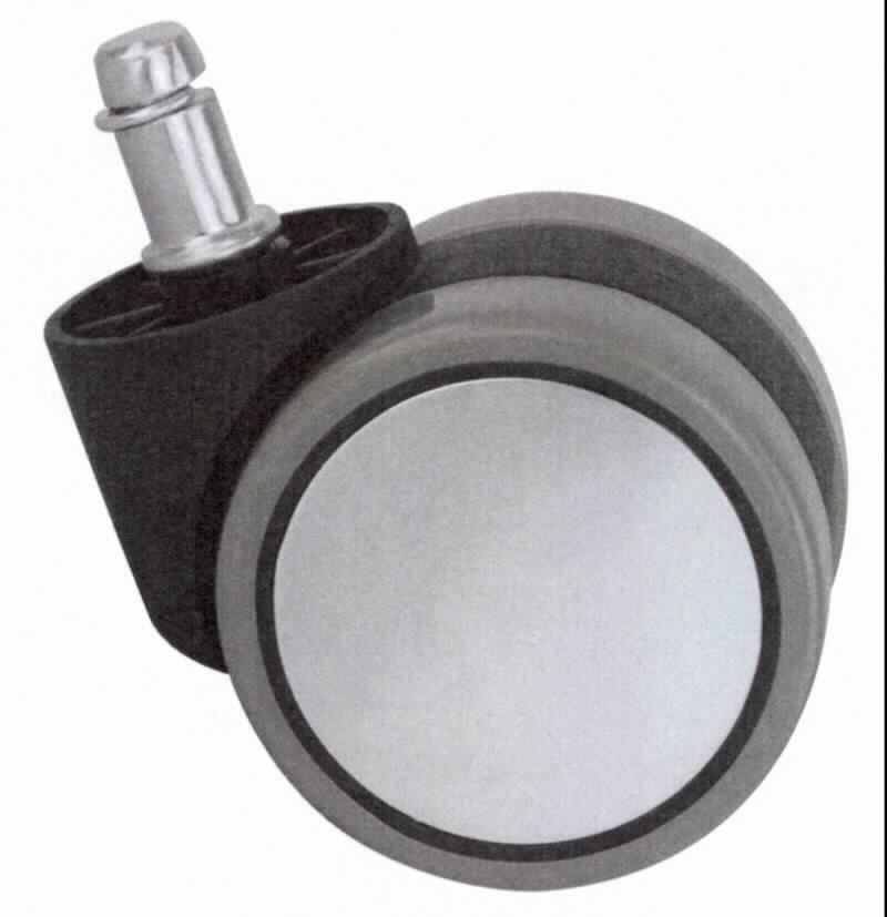 Es handelt sich um schwenkbare Laufrädchen, im Wesentlichen bestehend aus einer Doppellaufrolle aus Kunststoff (Durchmesser 60 mm) und einer Befestigungsvorrichtung aus unedlem Metall in Form eines spezifisch geformten Stifts.
Die Erzeugnisse werden als Räder für Bürostühle verwendet und sind als Set zu jeweils fünf Stück verpackt.
-Antragstellerangaben-

Abbildung siehe Anlage.

Derartige Erzeugnisse gehören als "Laufrädchen oder -rollen mit Befestigungsvorrichtung aus unedlen Metallen, 
nicht vom TARIC-Code 8302 2000 20 erfasst" zum TARIC-Code 8302 2000 90.