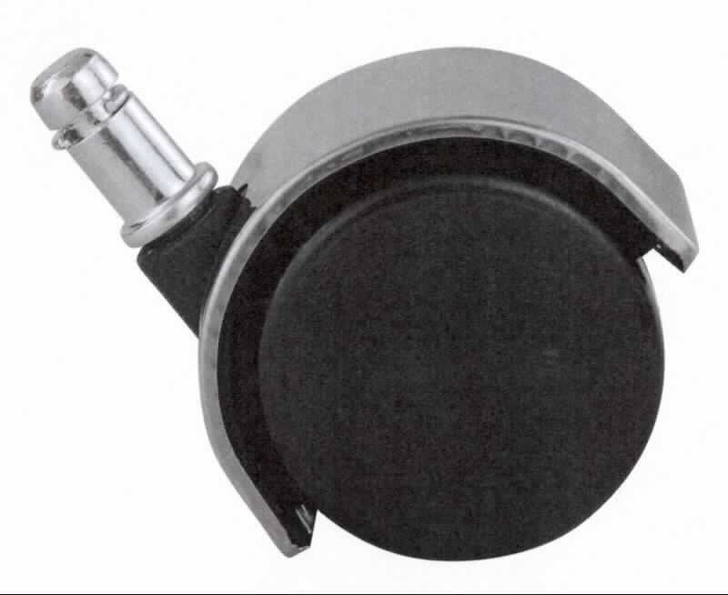 Es handelt sich um schwenkbare Laufrädchen, im Wesentlichen bestehend aus einer Doppellaufrolle aus Kunststoff (Durchmesser 50 mm) und einer Befestigungsvorrichtung aus unedlem Metall in Form eines spezifisch geformten Stifts.
Die Erzeugnisse werden als Räder für Bürostühle verwendet und sind als Set zu jeweils fünf Stück verpackt.
-Antragstellerangaben-

Abbildung siehe Anlage.

Derartige Erzeugnisse gehören als "Laufrädchen oder -rollen mit Befestigungsvorrichtung aus unedlen Metallen, 
nicht vom TARIC-Code 8302 2000 20 erfasst" zum TARIC-Code 8302 2000 90.