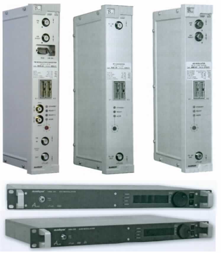 Rundfunksender/-empfänger
- aus zwei FM-Tunern mit Demodulatoren, RDS-Codern und FM-Modulatoren mit Ausgangs- 
  umsetzer in einem Einbaugehäuse mit HF-Anschlüssen,
- zum Empfangen von frequenzmodulierten Rundfunksignalen (87,5 - 108 MHz), zum 
  Umsetzen der Audio- und RDS-Signale (Rundfunksignale) auf eine andere Frequenz und 
  zum Senden dieser Rundfunksignale (87,5 - 108 MHz) nach Einbau in eine Kopfstation,
- zusammen mit Beipack (Kabel, BUS-Verbinder) in einer gemeinsamen Verkaufs- 
  umschließung.
Der Rundfunksender/-empfänger bestimmt den Charakter des Ganzen.

"Sendegerät für den Rundfunk, mit eingebautem Empfangsgerät (Rundfunksender/-empfänger
 in Warenzusammenstellung mit nicht charakterbestimmendem Beipack)"