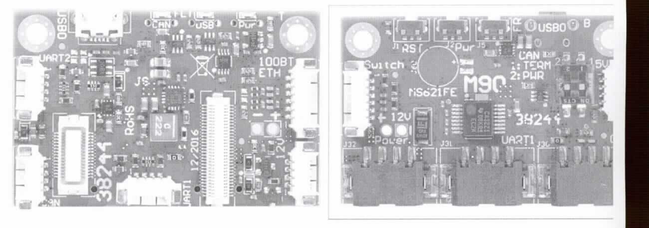 Schnittstellenkarte, sog. Motherboardmodul, im Wesentlichen bestehend aus einer 50 x 32,5 mm großen, mit aktiven und passiven Bauelementen bestückten Leiterplatte mit diversen Schnittstellen, wie z.B. USB, Ethernet, RS232 und CAN. Nach Einbau in die digitale Verarbeitungseinheit einer automatischen Datenverarbeitungsmaschine dient die Karte als Schnittstellenerweiterung eines Trägerboards.

Die Ware wird als "Teil, erkennbar hauptsächlich für Maschinen der Position 8471 bestimmt, zusammengesetzte elektronische Schaltung (Baugruppe)" eingereiht.

Anlage: 1 Abbildung