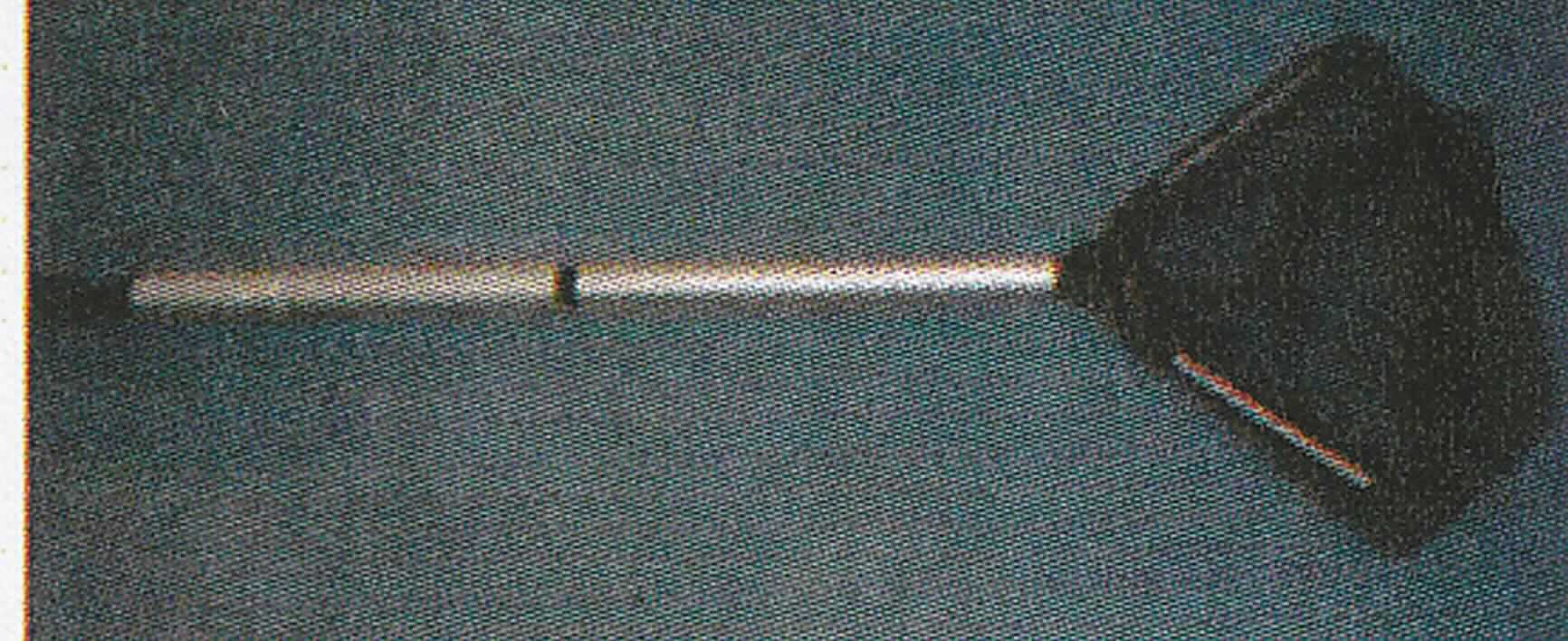 Es handelt sich um einen Kescher, bestehend aus einer Teleskopstange aus laut Antrag Aluminium mit einer Länge von ca. 116 cm (ausziehbar auf 180 cm), an deren Ende ein annähernd V-förmiger, ca. 40 x 40 cm großer Rahmen mit abgerundeten Ecken aus Kunststoff und Aluminium befestigt ist. An dem Rahmen ist ein konfektioniertes Netz aus einfarbigen, durchbrochenen Kettengewirken aus laut Antrag Polyethylen (synthetische Spinnstoffe ) mit offenen, nicht verschiebbaren Zellen angebracht. 

Der sog. "Laubkescher" ist in einem Pappkarton verpackt

Solche Waren sind als "Handnetze zum Landen von Fischen, Schmetterlingsnetze und ähnliche Netze" einzureihen.