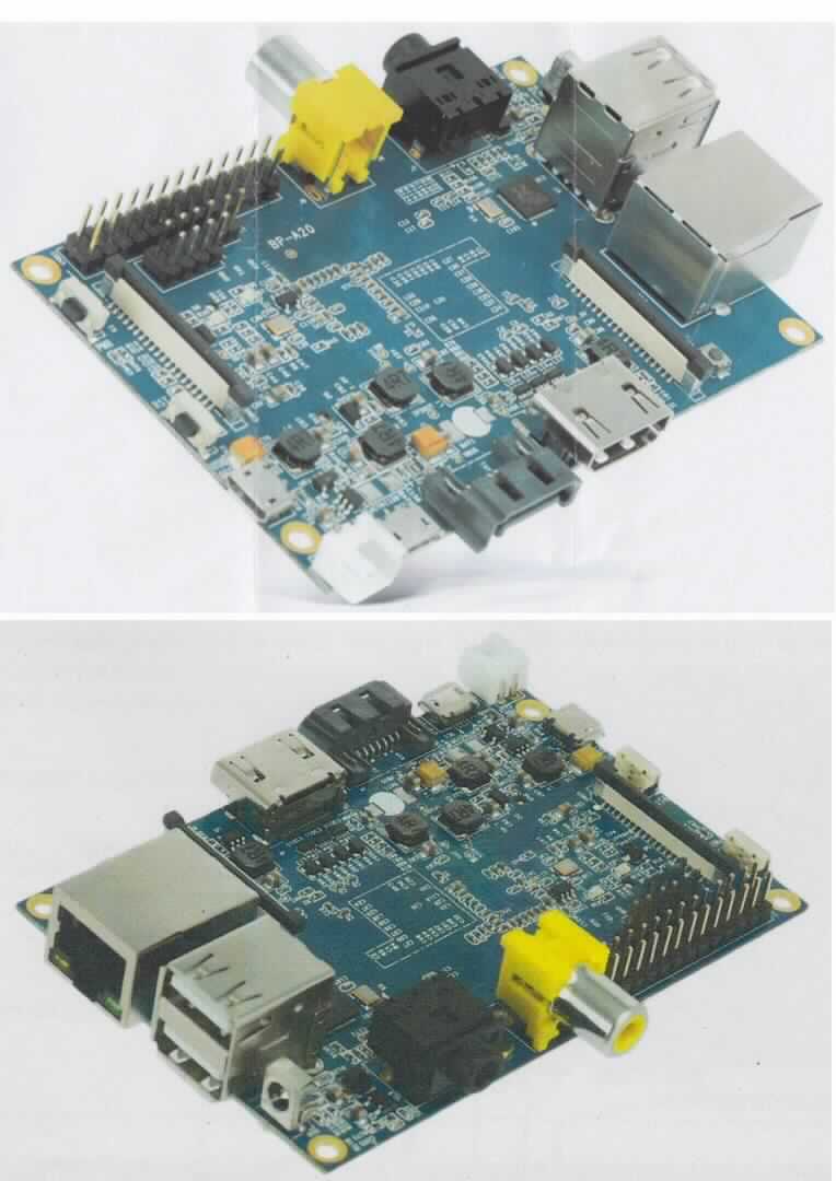 Datenverarbeitungseinheit, sog. Banana-Pi, Open-Source Einplatinen-Computer, im Wesentlichen bestehend aus einer gedruckten Schaltung mit Prozessor, 1 GB Arbeitsspeicher, Eingabe- und Ausgabe- sowie Kontroll-, Sound-, und Grafikbausteinen, einem SD-Speicherkartenslot auf einer  92 x 60 mm großen Leiterplatte mit  USB-, SATA-, HDMI-, Ethernet-, Video- und Audio-Schnittstellen.
Das Gerät verfügt über Speicher für Datenverarbeitungsprogramme und Daten, ist frei programmierbar nach Benutzeranforderungen, vermag Rechenoperationen nach Benutzeranweisungen durchzuführen und ist in der Lage, den Programmablauf durch logische Entscheidungen selbst zu ändern. Es ist von der hauptsächlich in automatischen Datenverarbeitungssystemen verwendeten Art und in der Lage, Daten in einer vom System verwendbaren Form zu empfangen oder zu liefern.

Die Ware wird als "Verarbeitungseinheit für automatische Datenverarbeitungsmaschinen" eingereiht.

Anlage: 1 Abbildung