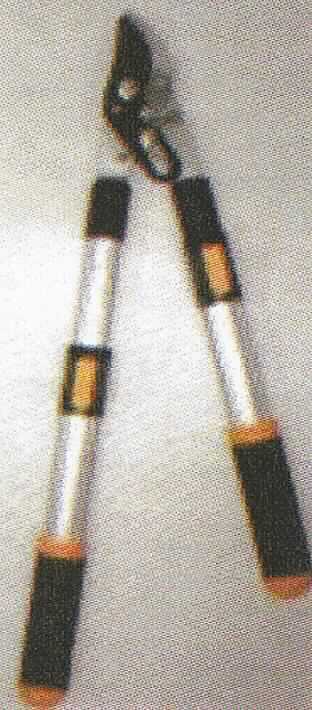 "Teleskop-Astschere", das ist eine mit zwei Händen zu betätigende Astschere mit Klingen aus Stahl (Antragstellerangabe) und teleskopartig ausziehbaren Armen mit Handgriffen aus Kunststoff. Die Schere ist zum Schneiden von dünnen Ästen bestimmt. Gesamtlänge: 51-74 cm.

Abbildung siehe Anlage.

Derartige Erzeugnisse gehören als "den Baum- oder Heckenscheren ähnliche mit zwei Händen zu betätigende Scheren, mit arbeitendem Teil aus unedlem Metall" zum TARIC-Code 8201 6000 00.