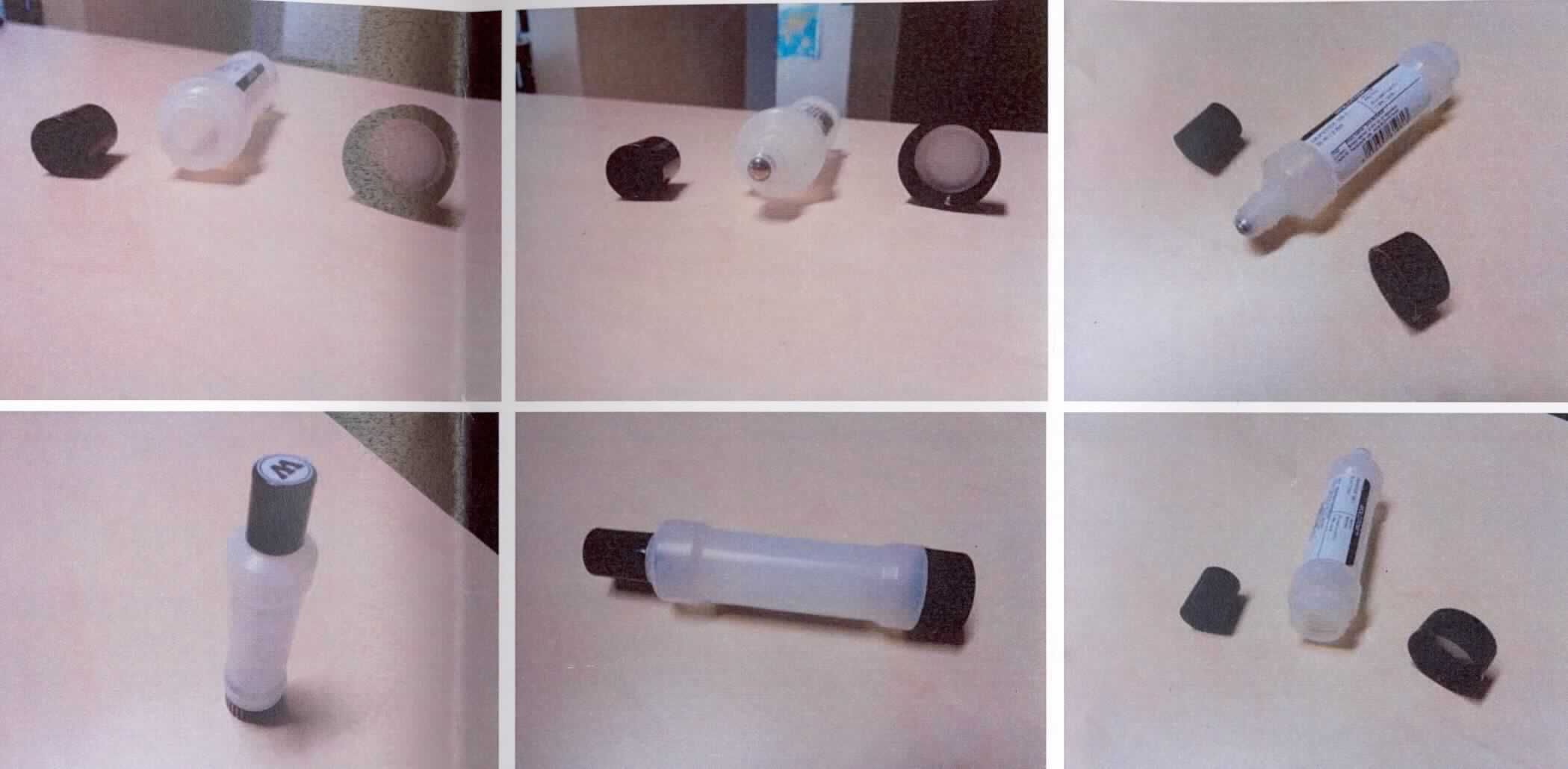 Bei der als Dripstick bezeichneten Ware handelt es sich einen ca. 11,5 cm langen und ca. 2,5 cm breiten Stift zum Wiederbefüllen mit einem Volumen von ca. 30 ml. Die Ware besteht im Wesentlichen aus einem wiederbefüllbaren, zylindrischen Kunststoffgehäuse, das an der Spitze mit einem Kunststoffeinsatz mit integrierter Metallkugel versehen ist  und am entgegengesetzten Ende eine Einfüllöffnung mit Schraubverschluss aufweist. Die Schreibkugelspitze wird durch eine Kunststoffkappe abgedeckt. Die Ware wird als Stift in der Graffiti-Szene verwendet.

Sie wird als "Kugelschreiber mit flüssiger Tinte" eingereiht.