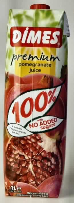 Granatapfelsaft.

Antragsangaben (als zutreffend unterstellt): Dimes premium pomegranate juice, 100 %, 1 Ltr, Wert: mehr als 30 Euro für 100 kg Eigengewicht.

Beschaffenheit der vorgelegten Warenprobe: Tetrapak mit einem Inhalt von 1 l. Aufdruck (türkisch, englisch - übersetzt), auszugsweise: "Granatapfelsaft aus Konzentrat" 
Inhalt: Robraune, leicht bewegliche, klare Flüssigkeit, süß, säuerlich und adstringierend nach Granatapfel schmeckend.
Zuckergehalt im Sinne der ZAnm 2a) 2. Anstrich zu Kap 20 (lt. Angabe): mehr als 13,0 GHT.
Zugesetzter Zucker im Sinne der ZAnm 5a) 3. Anstrich zu Kap 20: enthalten.

Andere Fruchtsäfte (einschließlich Traubenmost) und Gemüsesäfte, nicht gegoren, ohne Zusatz von Alkohol, auch mit Zusatz von Zucker oder anderen Süßmitteln, mit einem Wert von mehr als 30 Euro für 100 kg Eigengewicht, zugesetzten Zucker enthaltend, andere.